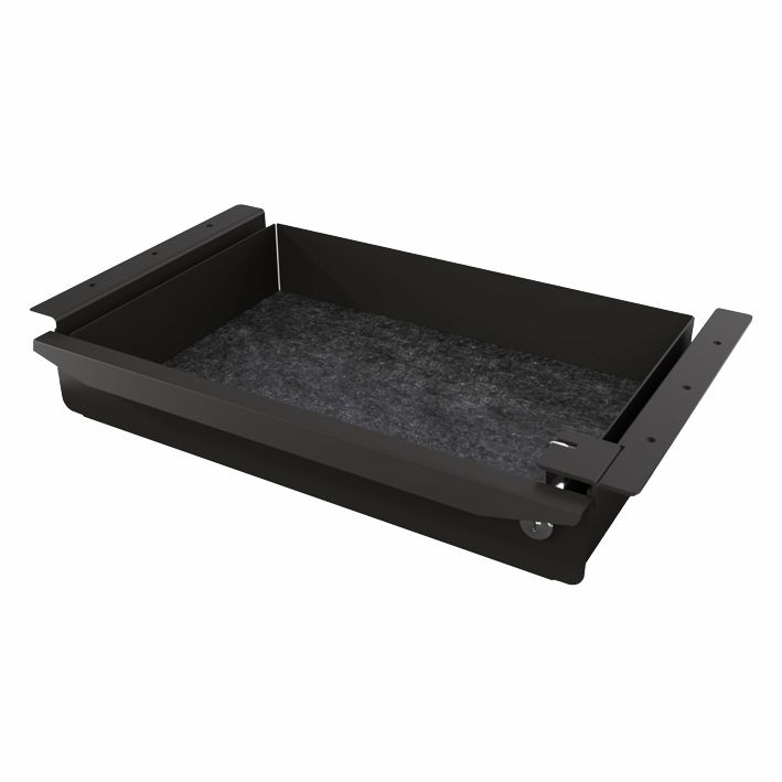 Schubkasten für elektr. höhenverstellb. Schreibtisch EHC, schwarz